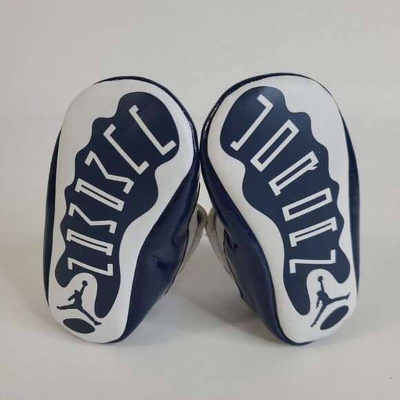 Nike Air Jordan 11 Retro Toddler Sz 2C 378049-100 Blue White - Picture 6 of 8